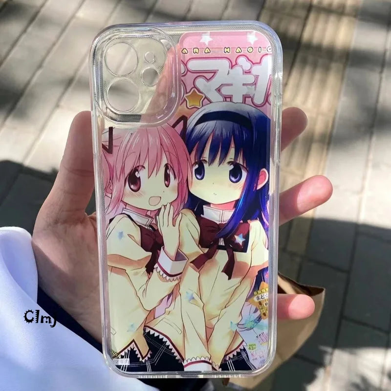 CMLJ Japanische Süße Anime Mädchen Handyhülle – Ideal für iPhone 11, 12, 13, 14, 15, Pro, Plus, X, XS Max und XR – Hochwertige Silikon-Schutzhülle für stilvollen Schutz!