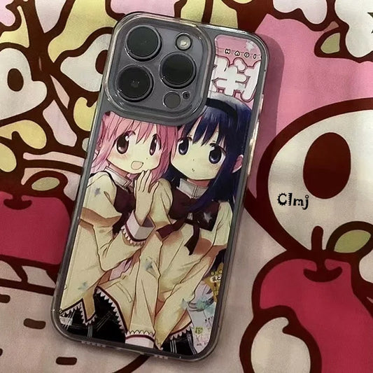 CMLJ Japanische Süße Anime Mädchen Handyhülle – Ideal für iPhone 11, 12, 13, 14, 15, Pro, Plus, X, XS Max und XR – Hochwertige Silikon-Schutzhülle für stilvollen Schutz!