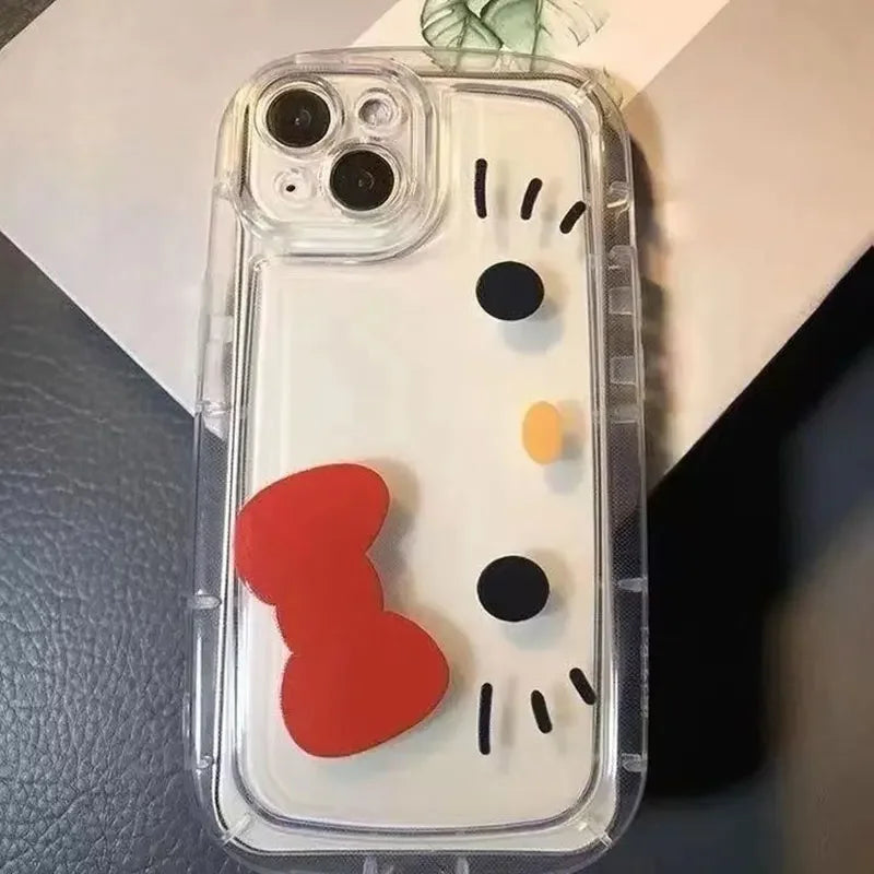 Sanrio Hello Kitty Handyhülle für iPhone 16, 15, 14, 13, 12, 11 Pro Max und MINI!