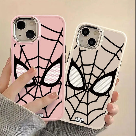 Coole Marvel Spider-Man Handyhülle in Schwarz und Weiß – Ideal für iPhone 15, 14, 13, 12, 11 Pro Max, XR, XS, 7, 8 Plus