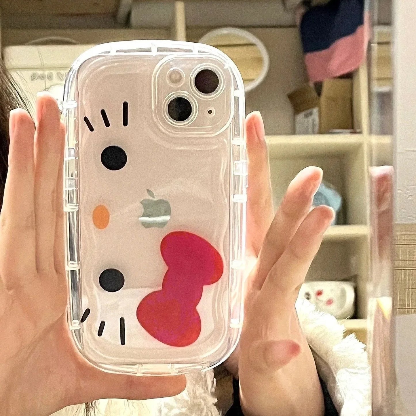 Sanrio Hello Kitty Handyhülle für iPhone 16, 15, 14, 13, 12, 11 Pro Max und MINI!