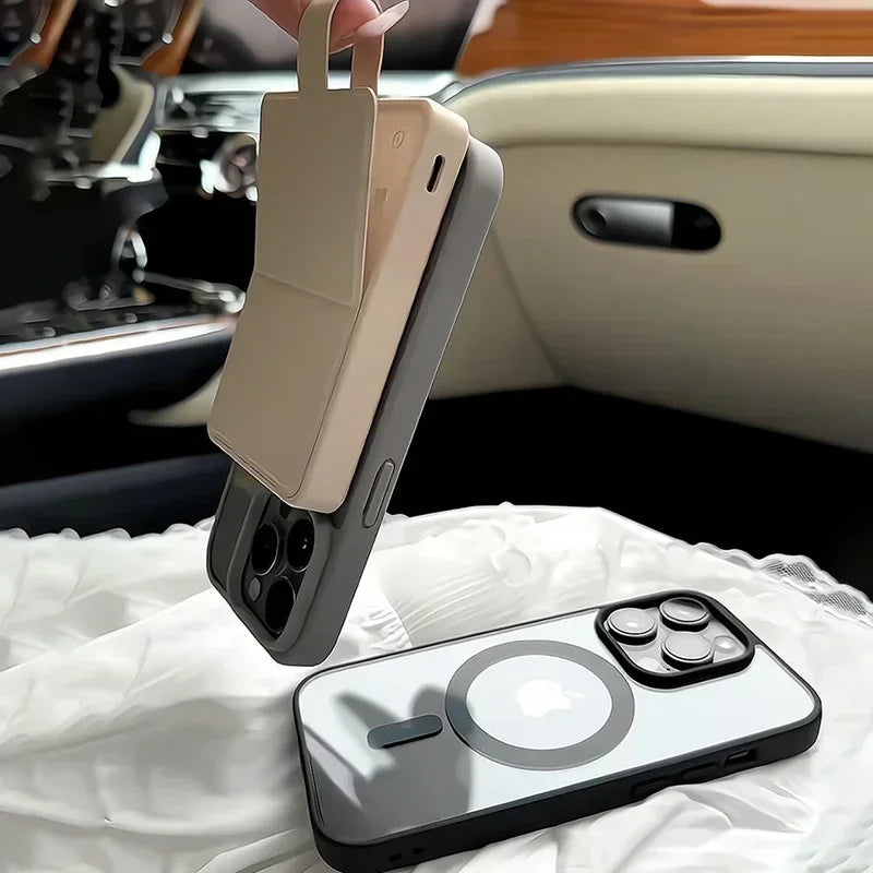 Luxuriöse Magnetische Wireless Charging Hülle für iPhone 16, 15, 14 Plus, 13, 12, 11 Pro Max – Stoßfeste, Transparente Soft-Bumper-Hülle für Rundum-Schutz!